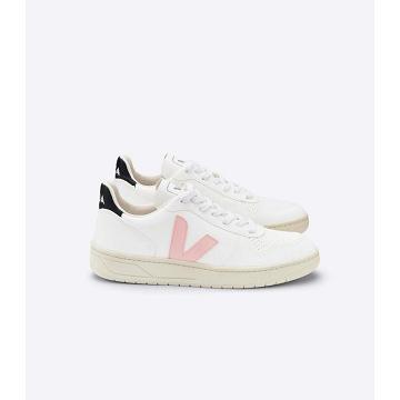 Veja V-10 CWL Schoenen Dames White/Pink/Black | NL 577ILH